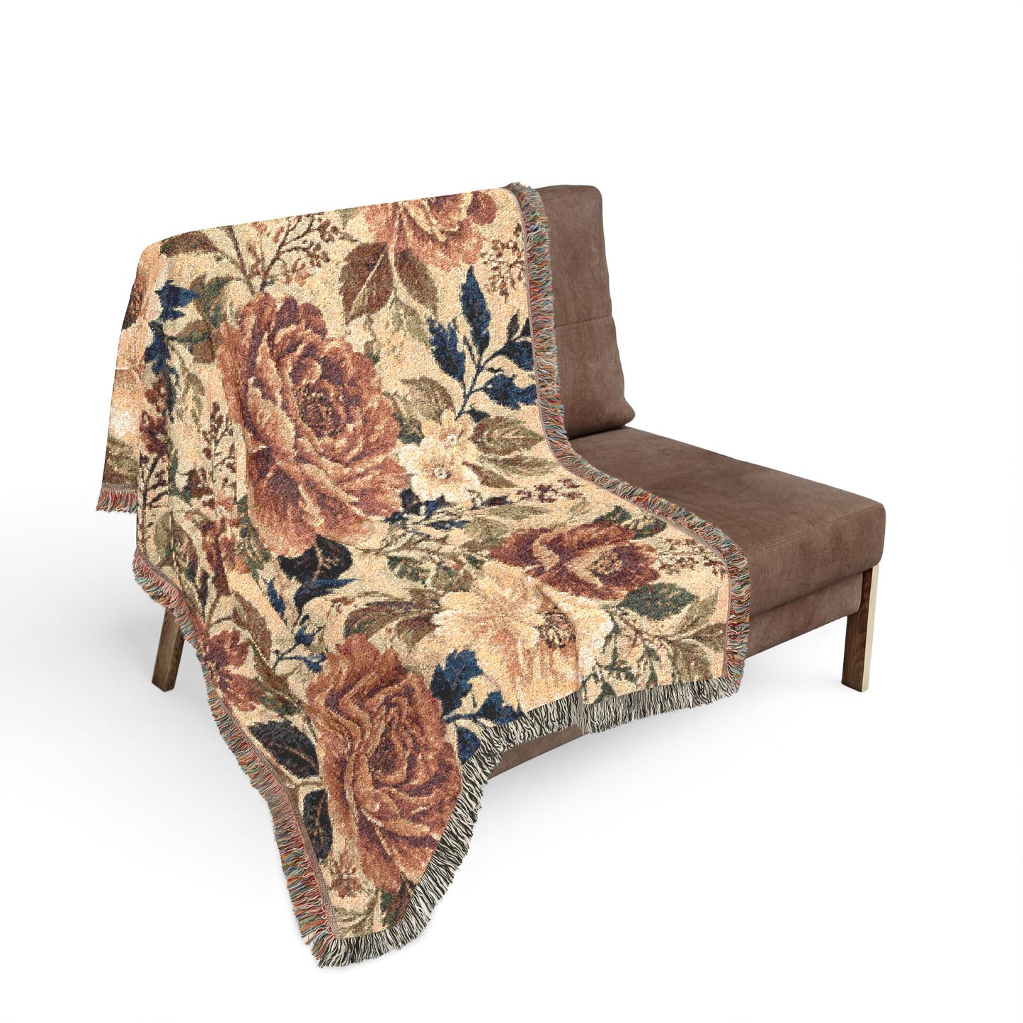 Sunwashed Peony - Woven Blanket