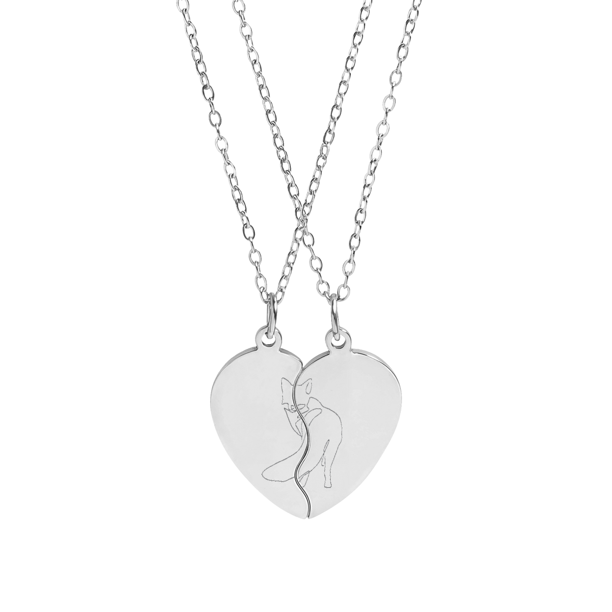Wolf - Halves Pendant