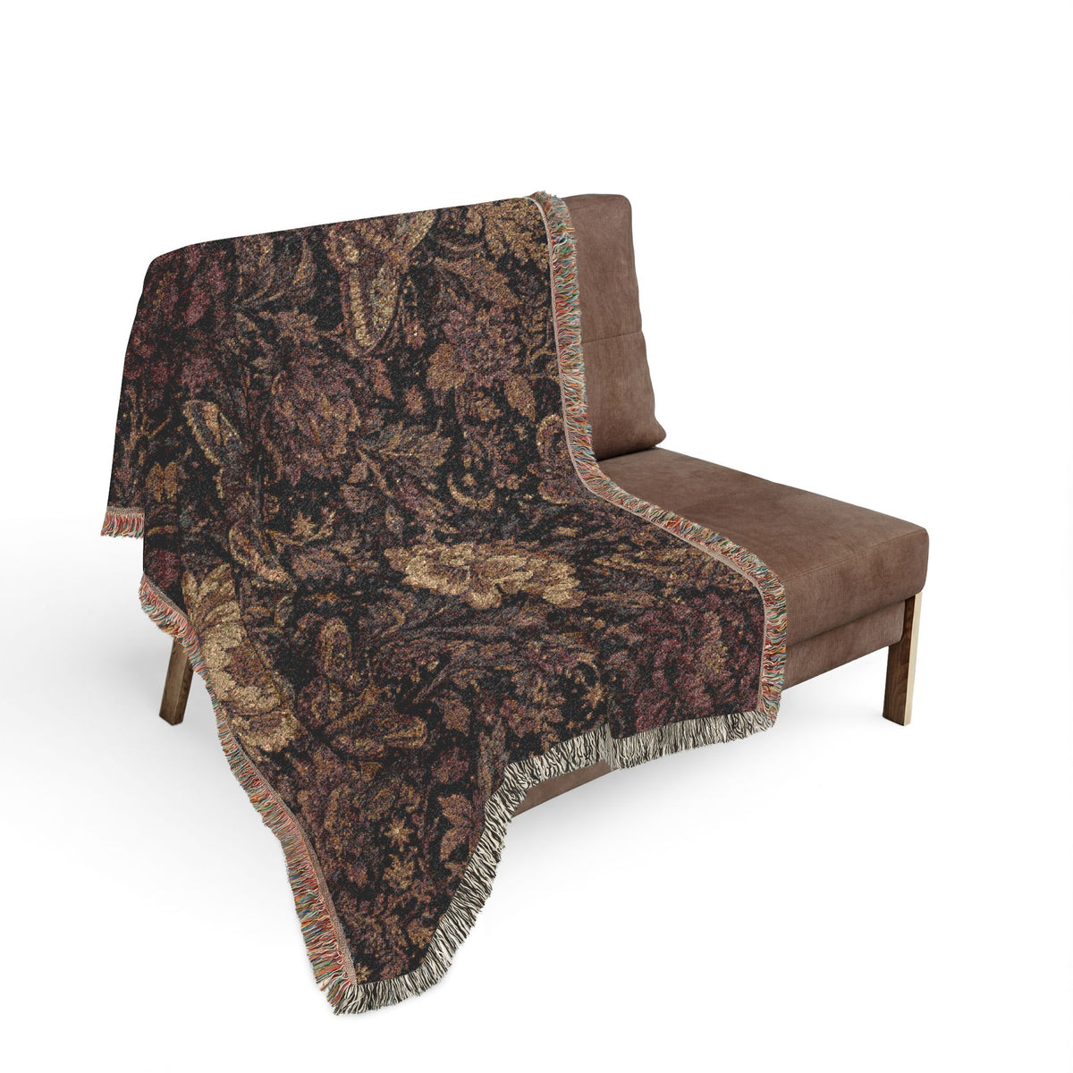 Maroon Nights - Woven Blanket