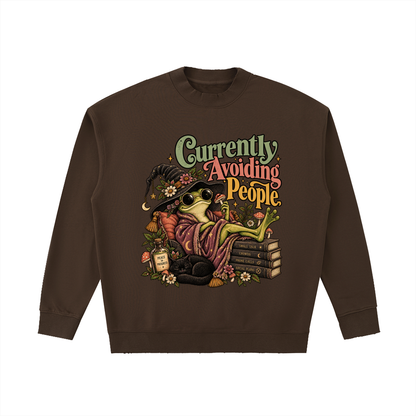 Currently Avoiding People Autumn Sweater