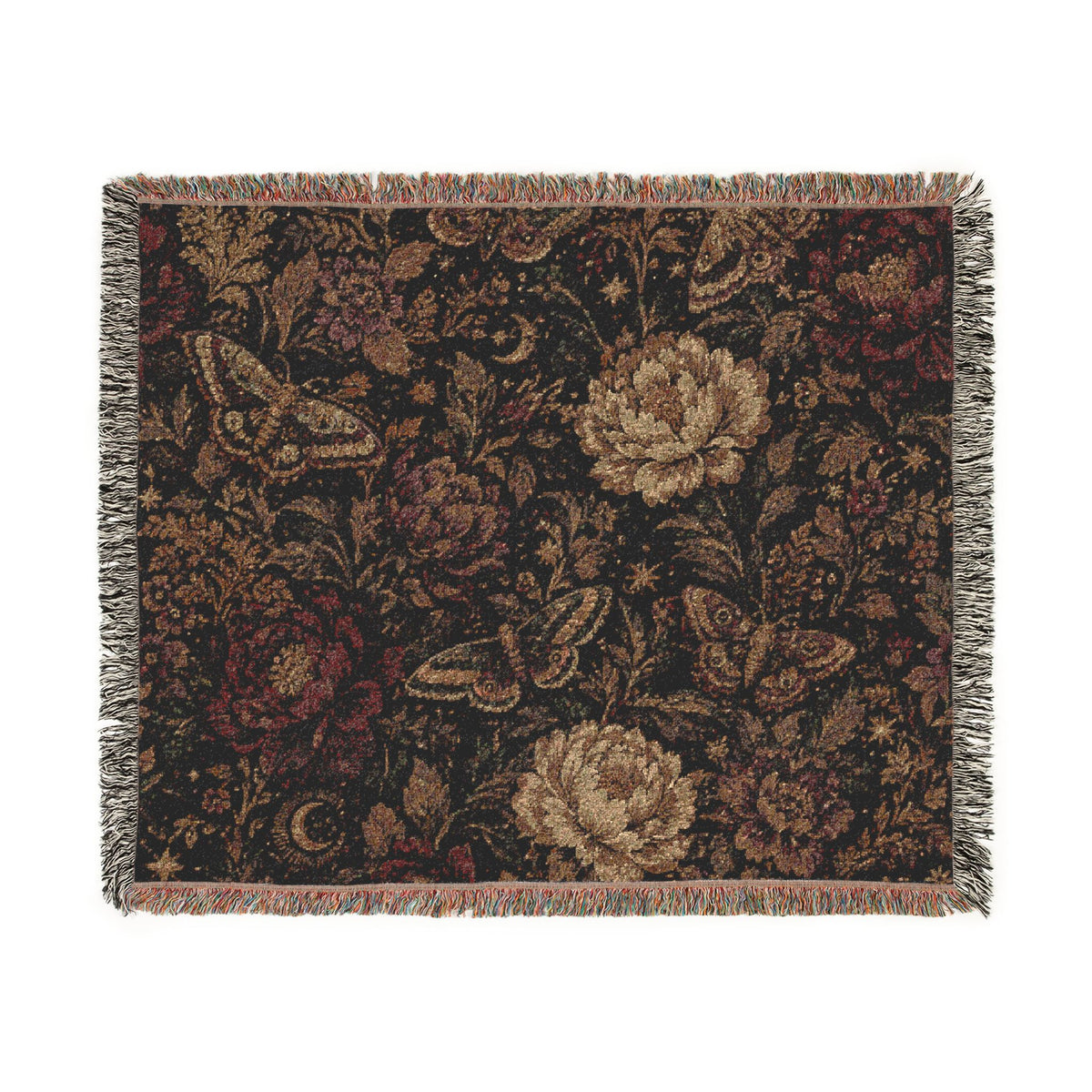 Maroon Nights - Woven Blanket