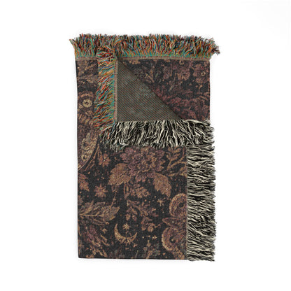 Maroon Nights - Woven Blanket