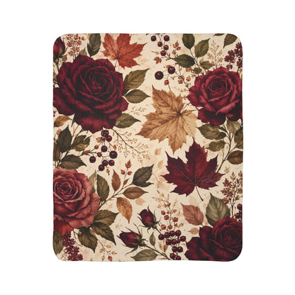 Rose Brush - Sherpa Blanket
