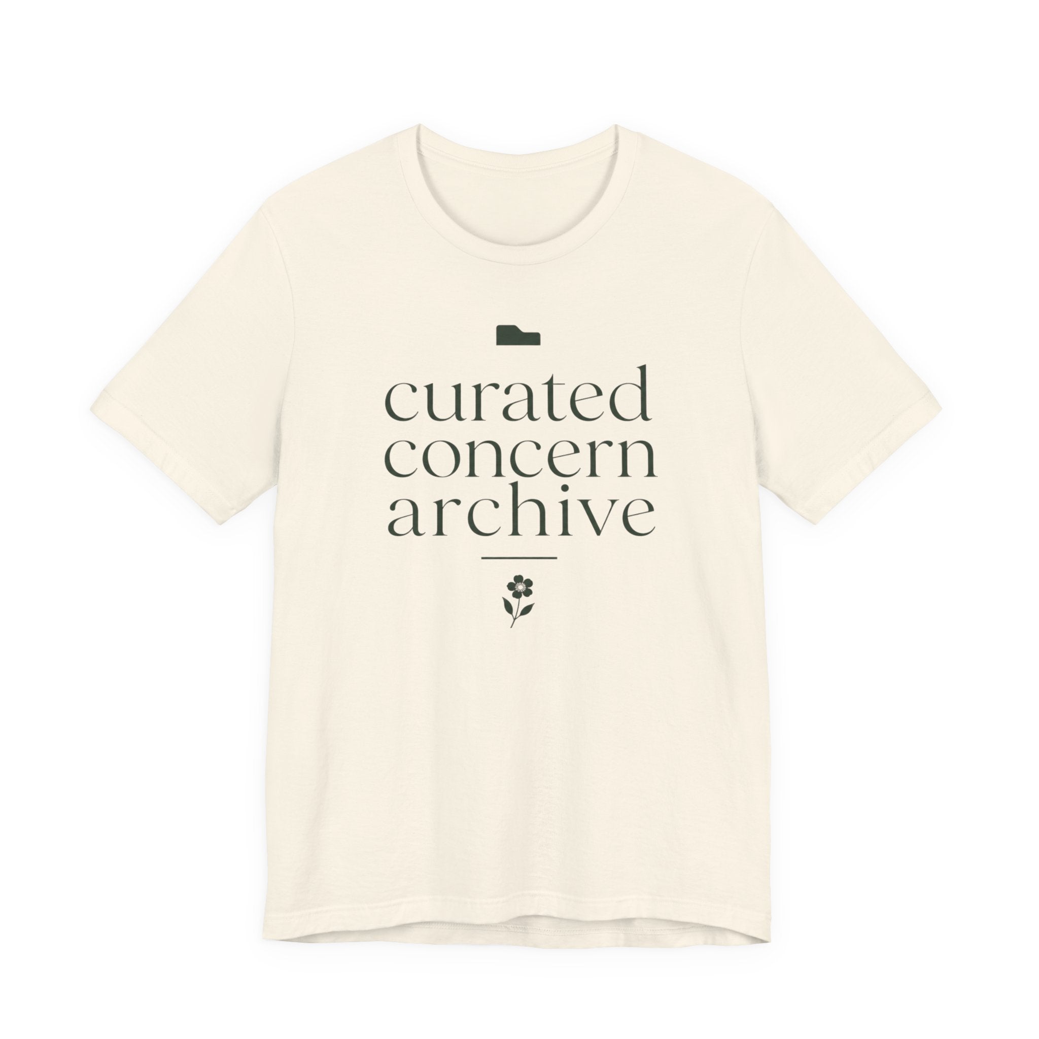 "Curated Concern Archive" T-Shirt