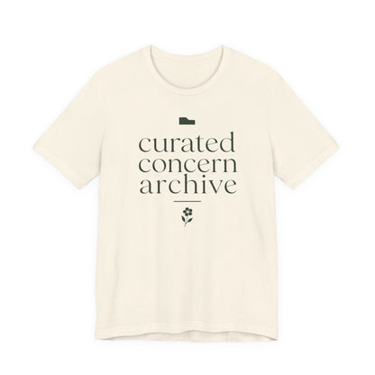 Camiseta "Archivo de Preocupaciones Curadas"