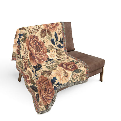 Sunwashed Peony - Woven Blanket