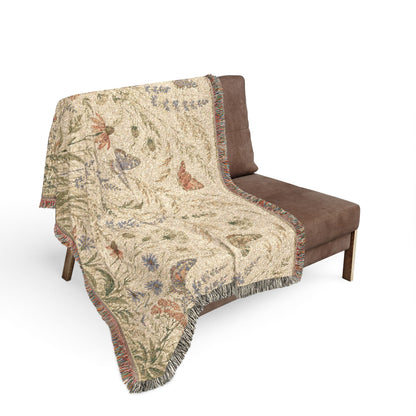 Butterfly Winds - Woven Blanket
