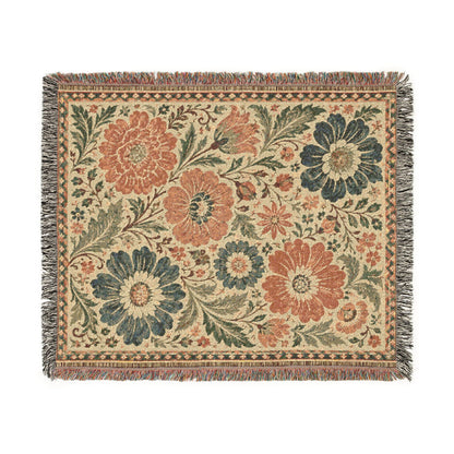 Faded Parlor Garden - Woven Blanket