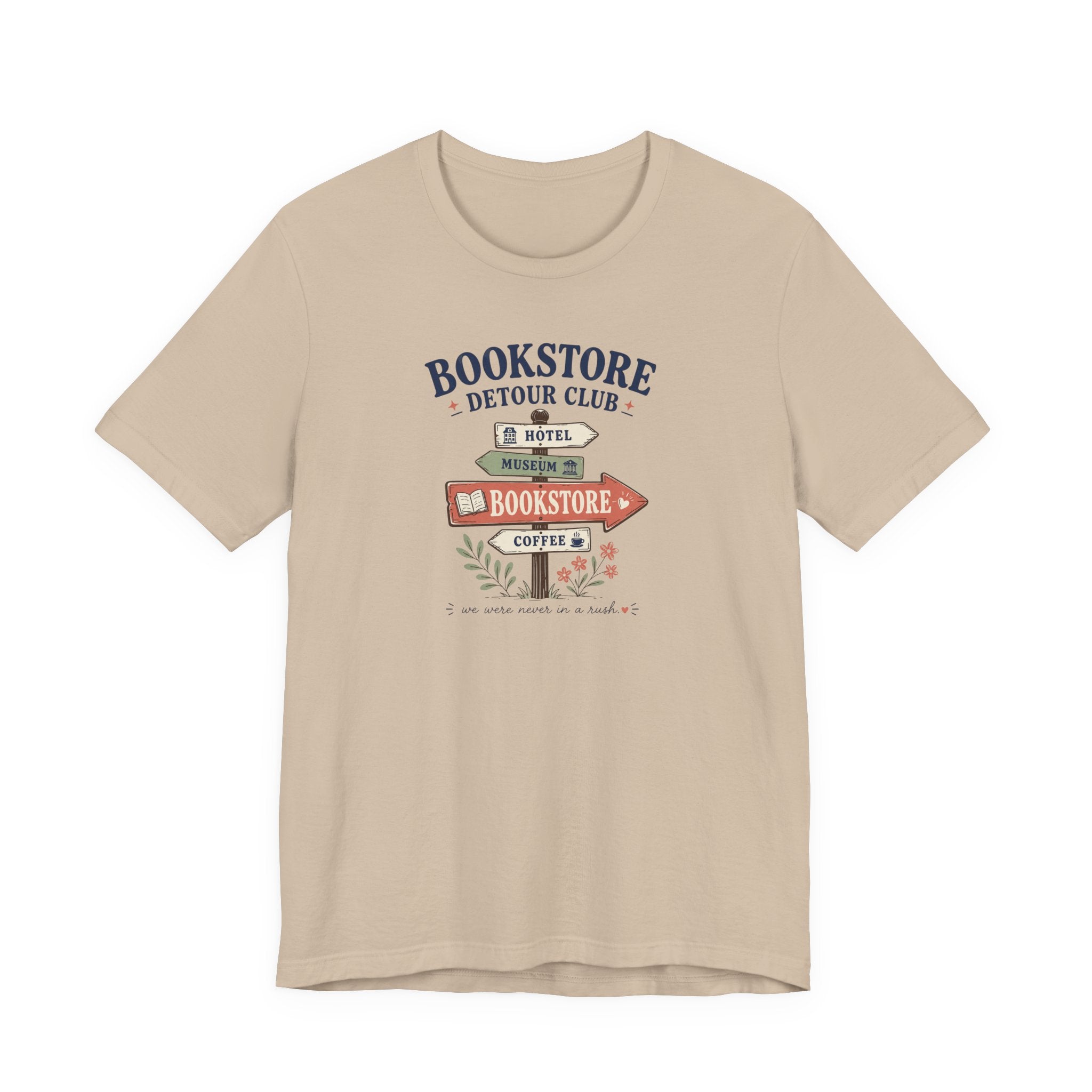 "Bookstore Detour Club" Signage T-Shirt