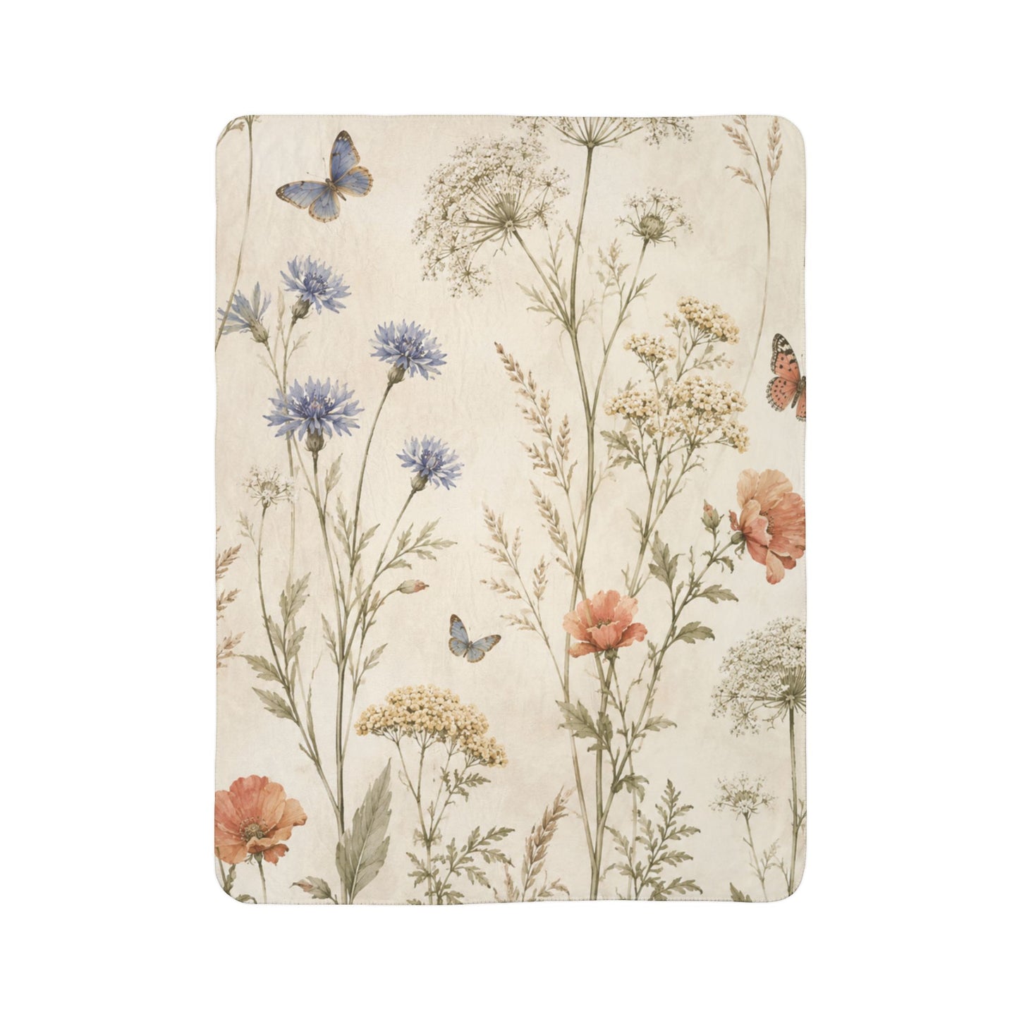 Bloom & Butterfly - Sherpa Blanket