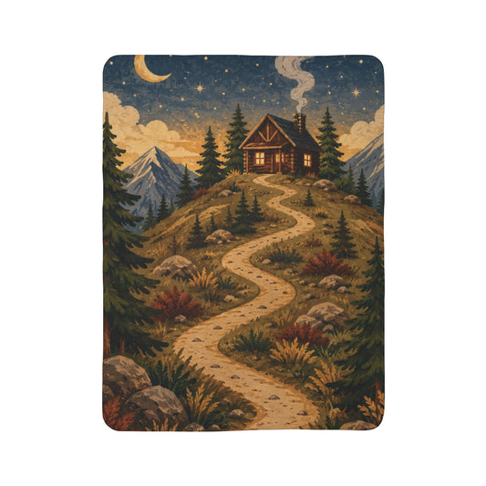 Cabin Stroll - Sherpa Blanket