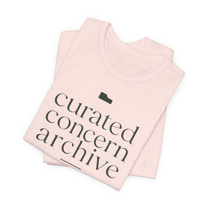 Camiseta "Archivo de Preocupaciones Curadas"