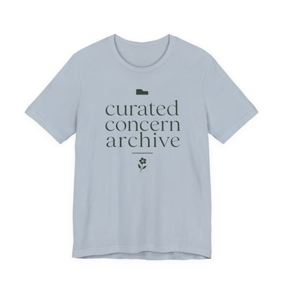 Camiseta "Archivo de Preocupaciones Curadas"