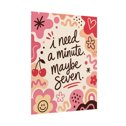 Minute, Maybe Seven - Poster