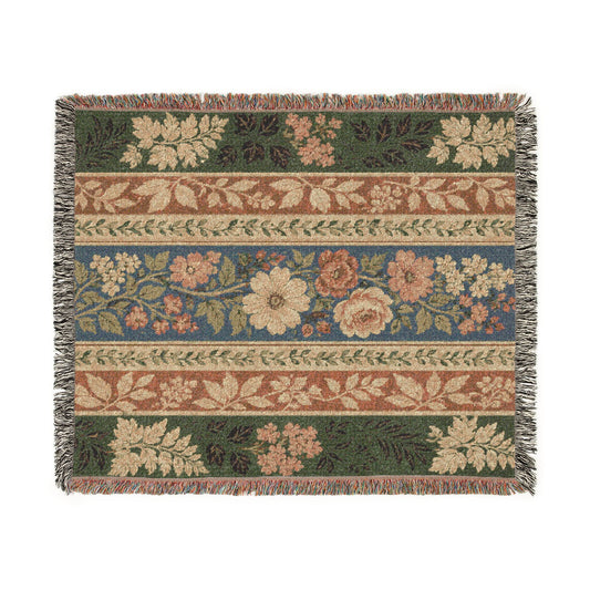 Botanical Ribbons - Woven Blanket