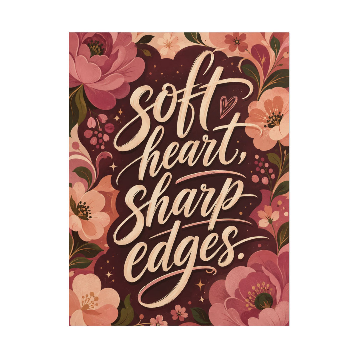 Soft Heart, Sharp Edges - Poster