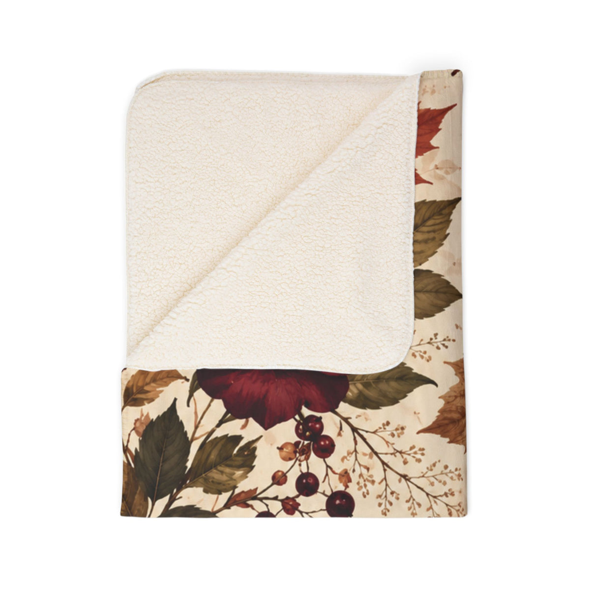 Rose Brush - Sherpa Blanket