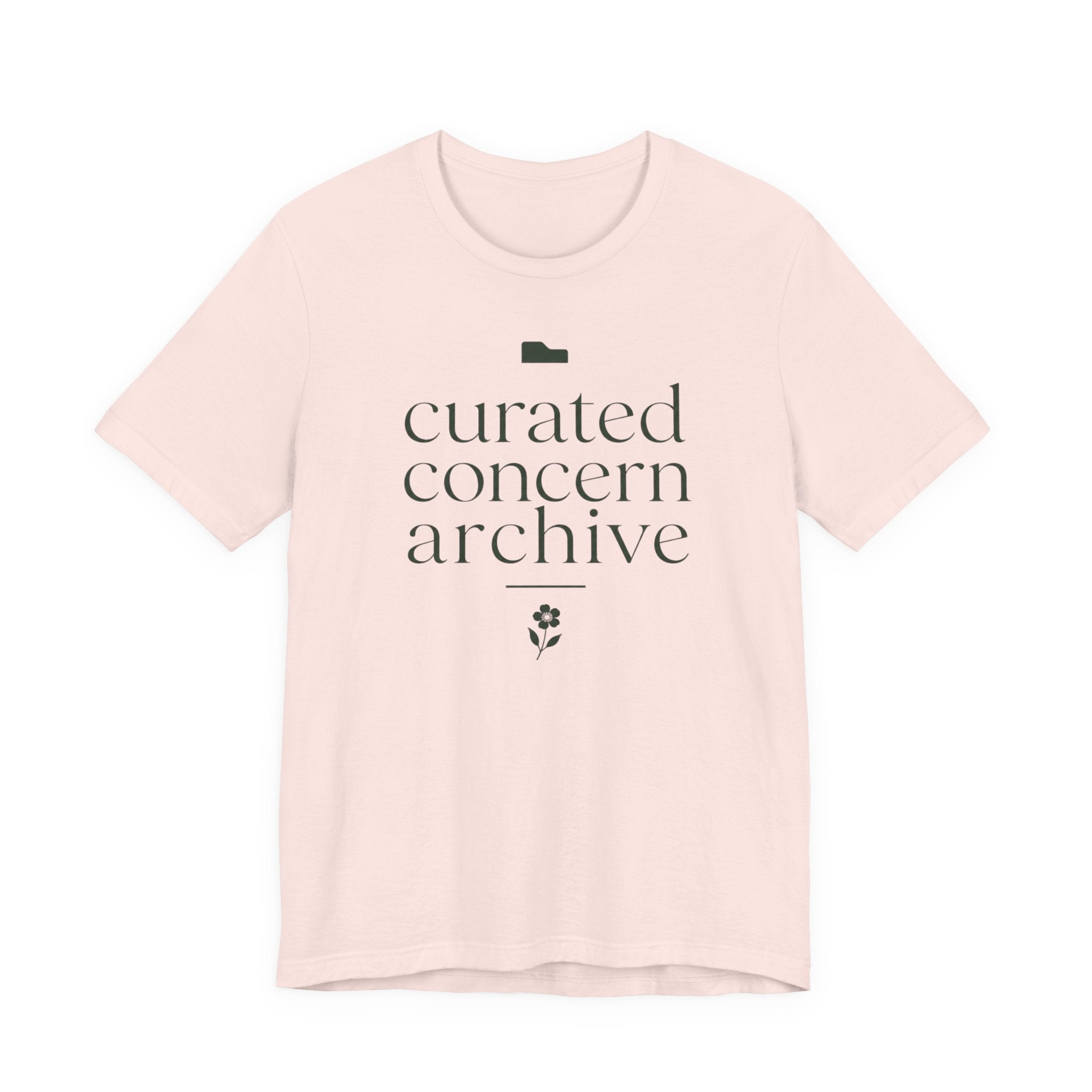 "Curated Concern Archive" T-Shirt