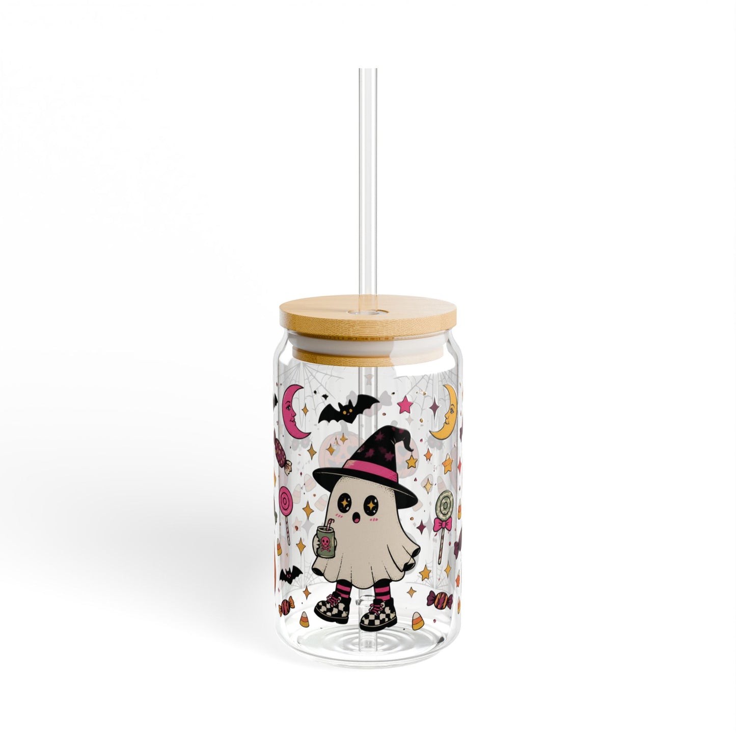Lolli Ghost Halloween - Glass Can