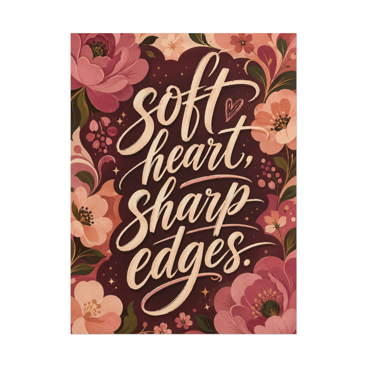 Soft Heart, Sharp Edges - Poster