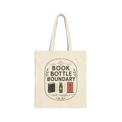 "Book Bottle Boundary" Tote