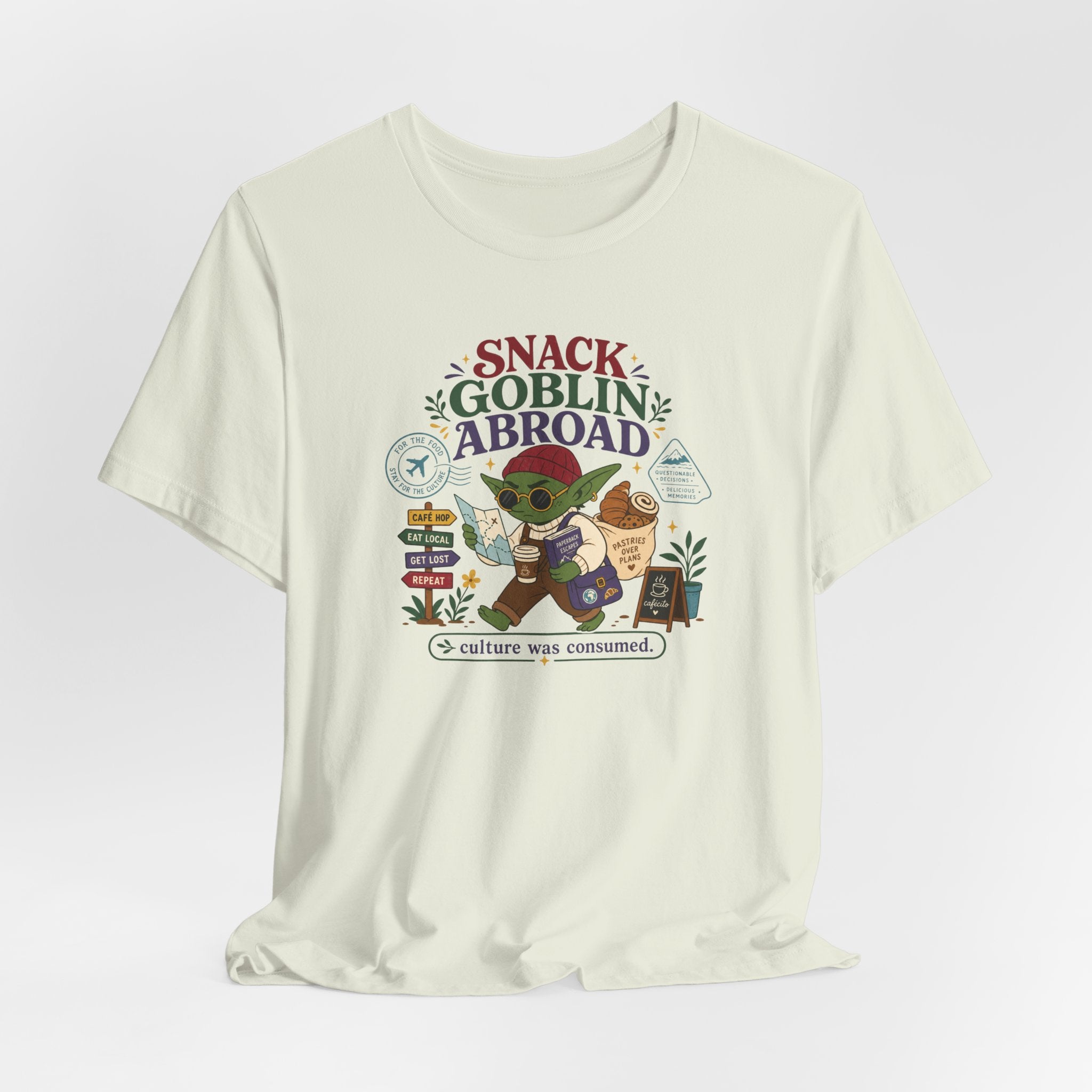 "Snack Goblin Abroad" T-Shirt