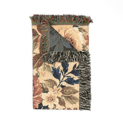 Sunwashed Peony - Woven Blanket