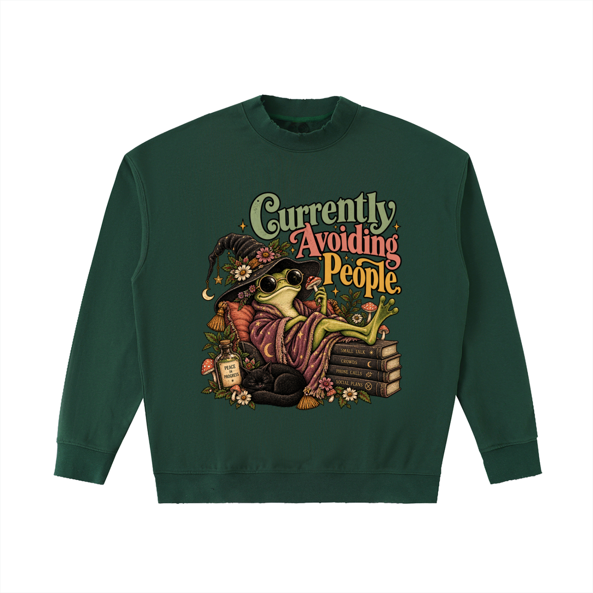 Currently Avoiding People Autumn Sweater