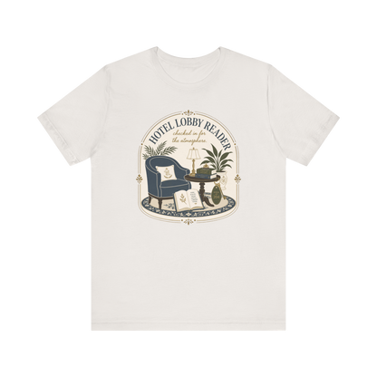 "Hotel Lobby Reader" T-Shirt