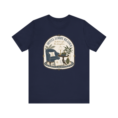 "Hotel Lobby Reader" T-Shirt