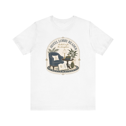 "Hotel Lobby Reader" T-Shirt
