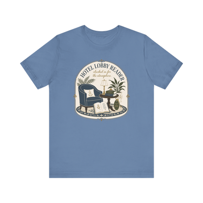 "Hotel Lobby Reader" T-Shirt