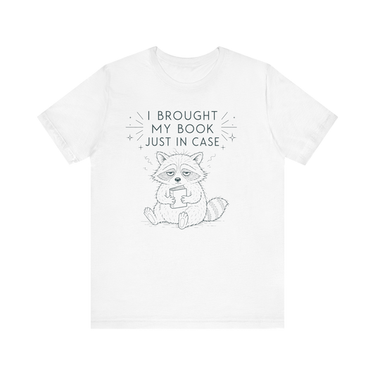 Mapache "Traje mi libro por si acaso"
