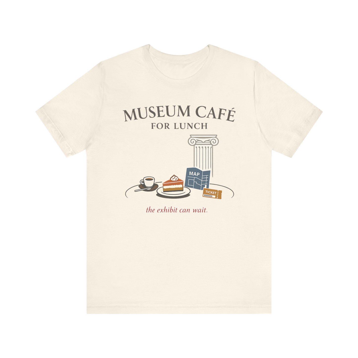 Camiseta "Café del Museo para el Almuerzo"