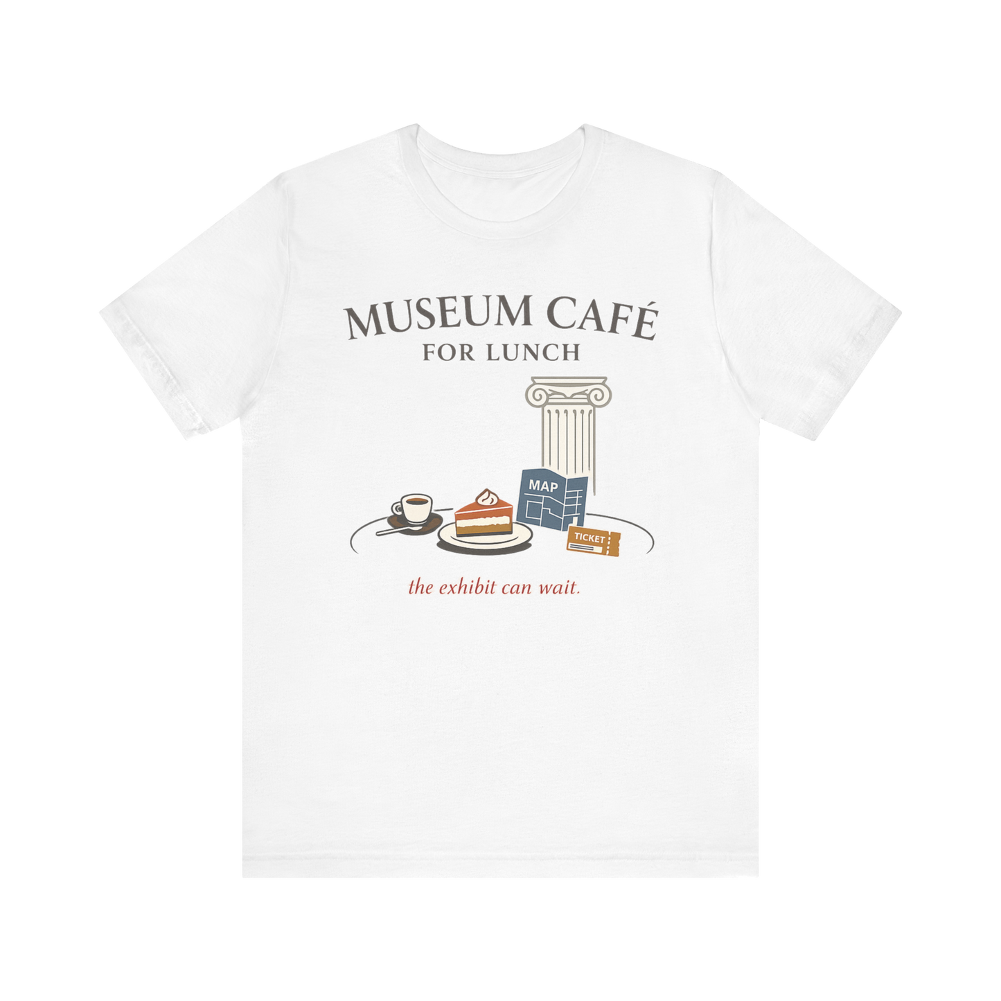 Camiseta "Café del Museo para el Almuerzo"