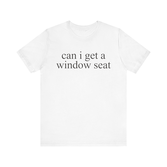 Camiseta "Asiento de ventanilla"