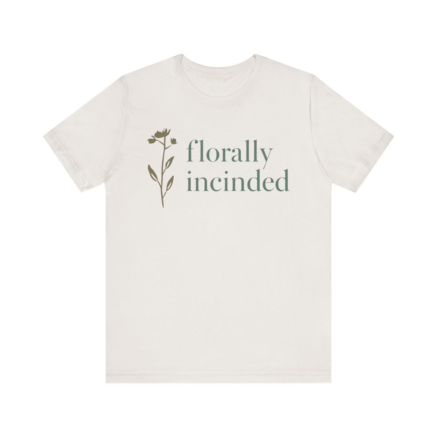 "Florally Inclined" T-Shirt