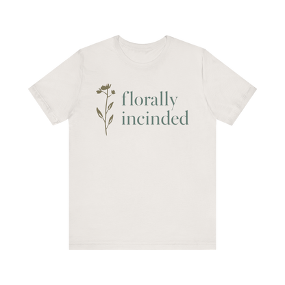 "Florally Inclined" T-Shirt