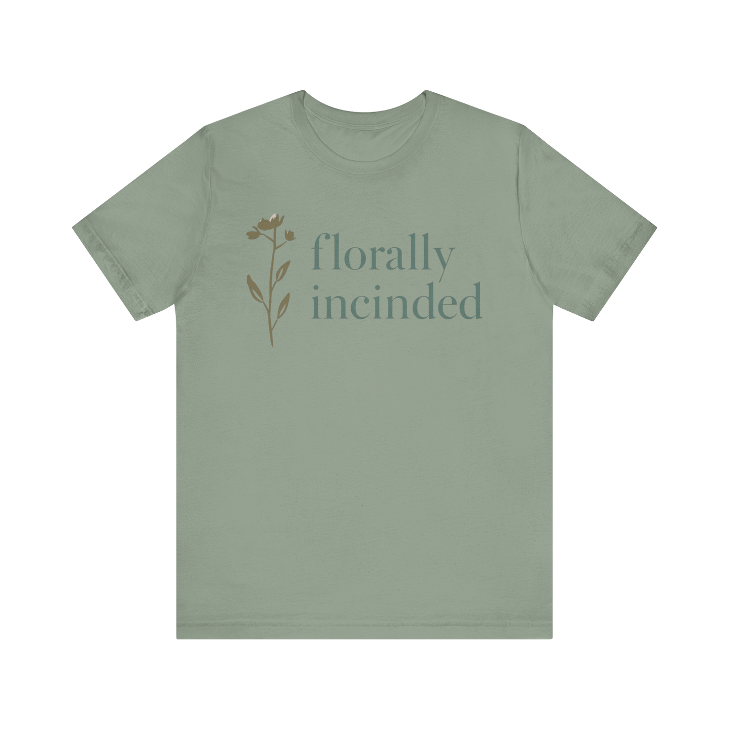 "Florally Inclined" T-Shirt