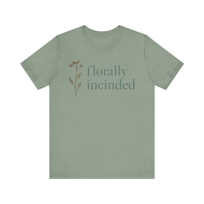 "Florally Inclined" T-Shirt
