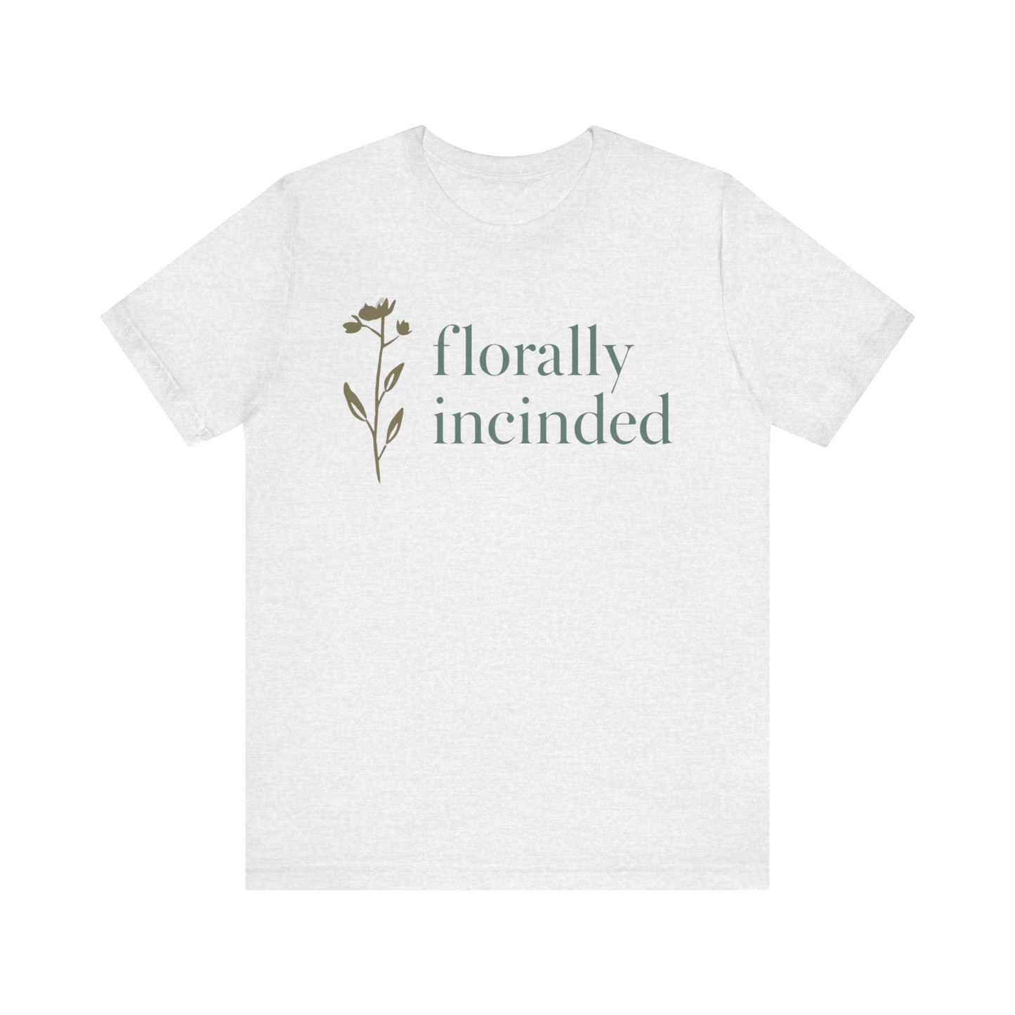 "Florally Inclined" T-Shirt