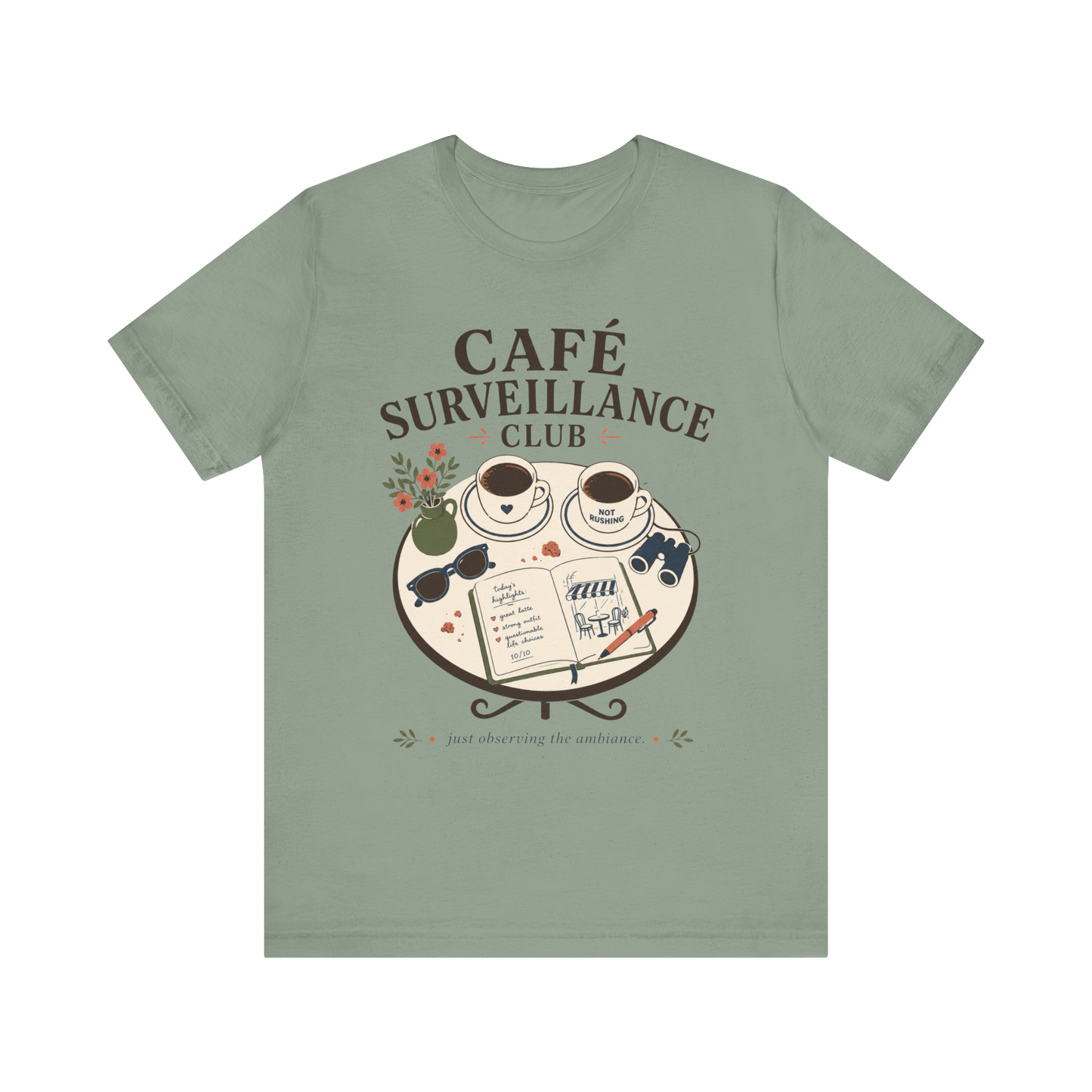 "Café Surveillance" T-Shirt
