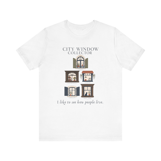 Camiseta "Coleccionista de Ventanas de Ciudad"