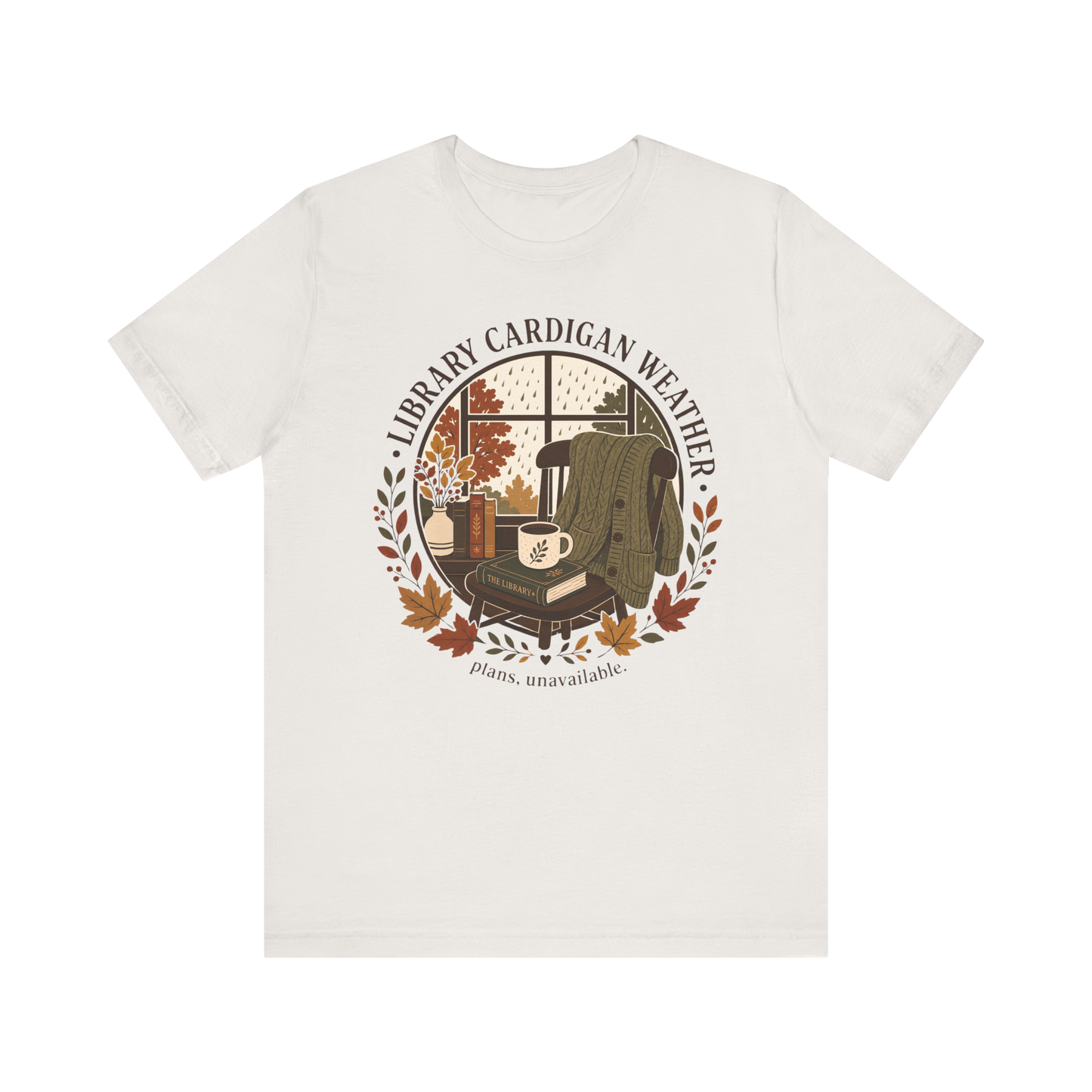 Camiseta "Cárdigan de biblioteca"