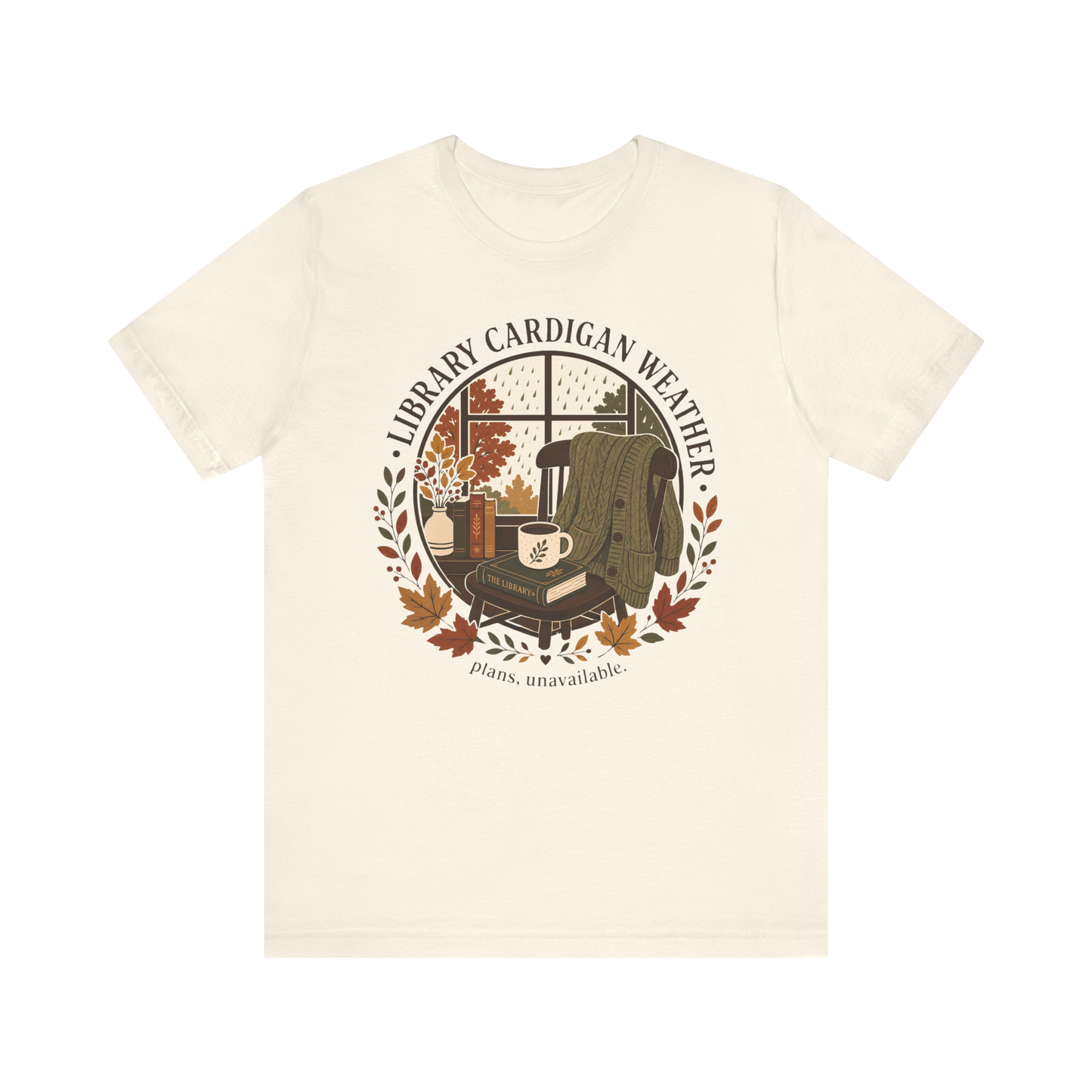 Camiseta "Cárdigan de biblioteca"