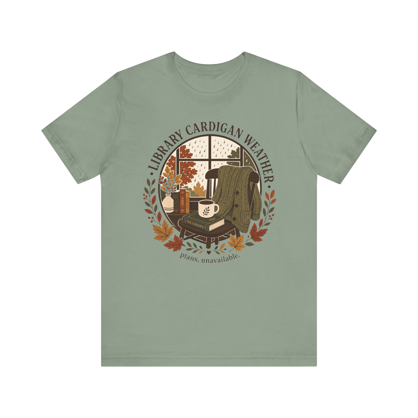 Camiseta "Cárdigan de biblioteca"