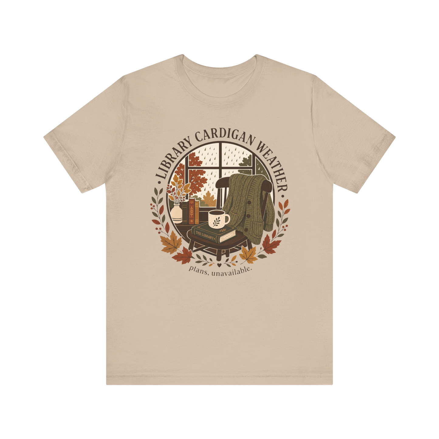 Camiseta "Cárdigan de biblioteca"