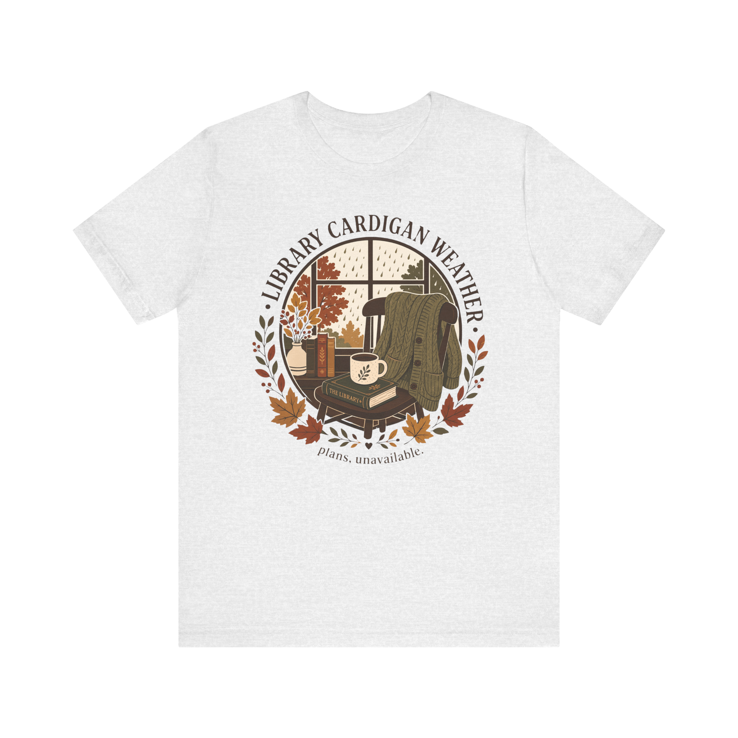 Camiseta "Cárdigan de biblioteca"