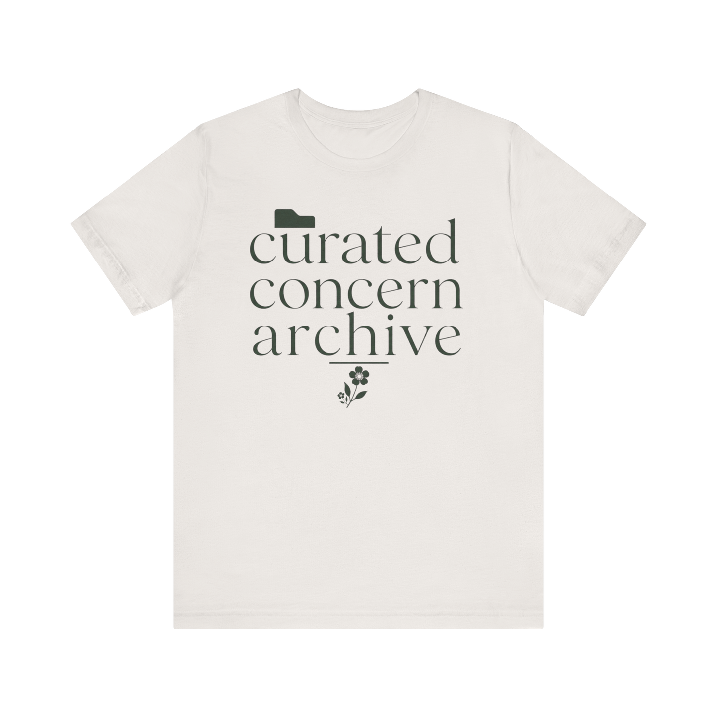 "Curated Concern Archive" T-Shirt