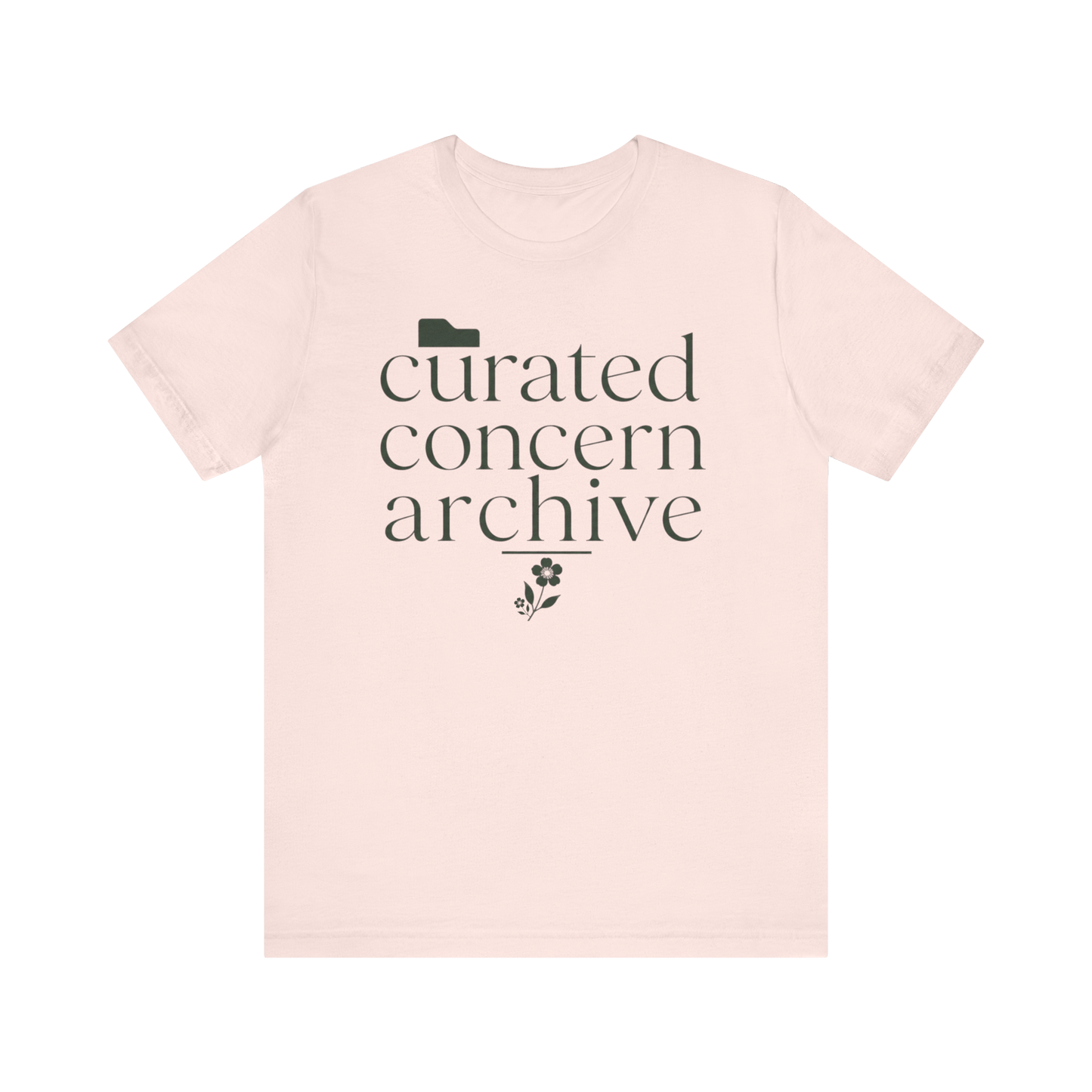 "Curated Concern Archive" T-Shirt